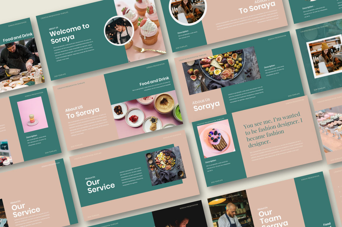 Soraya Creative Google Slides Template