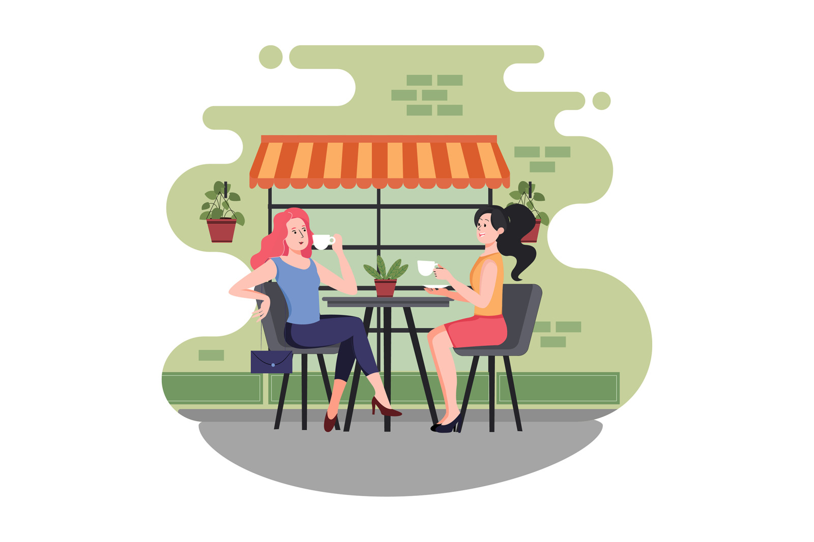 M162_Coffee shop Illustrations M162_Coffee shop Illustrations