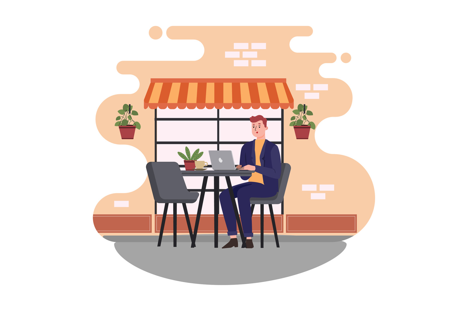 M162_Coffee shop Illustrations M162_Coffee shop Illustrations