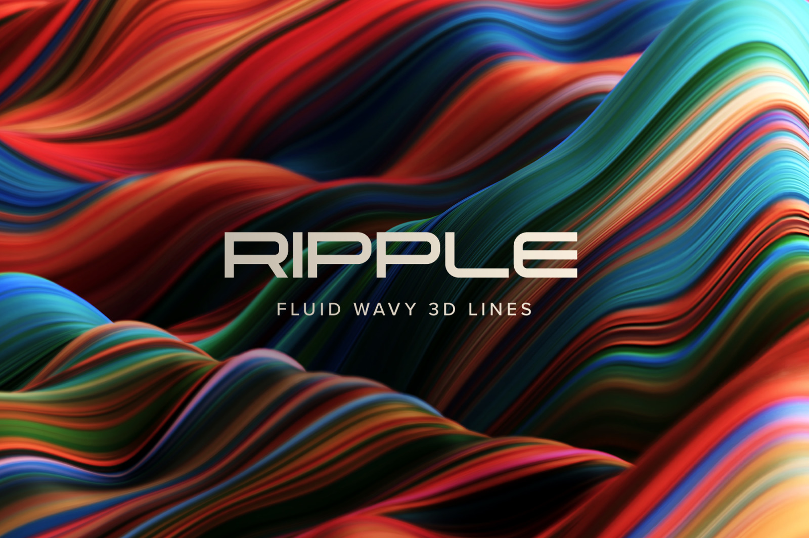 Ripple: Fluid Wavy 3D Lines