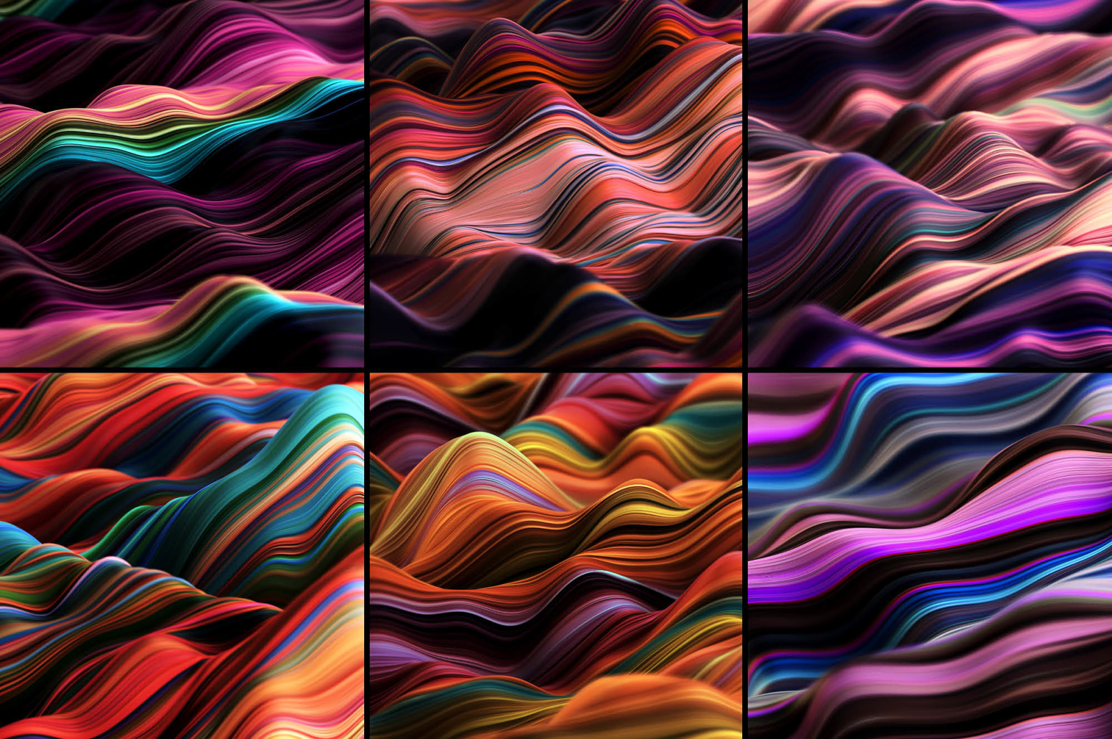 Ripple: Fluid Wavy 3D Lines