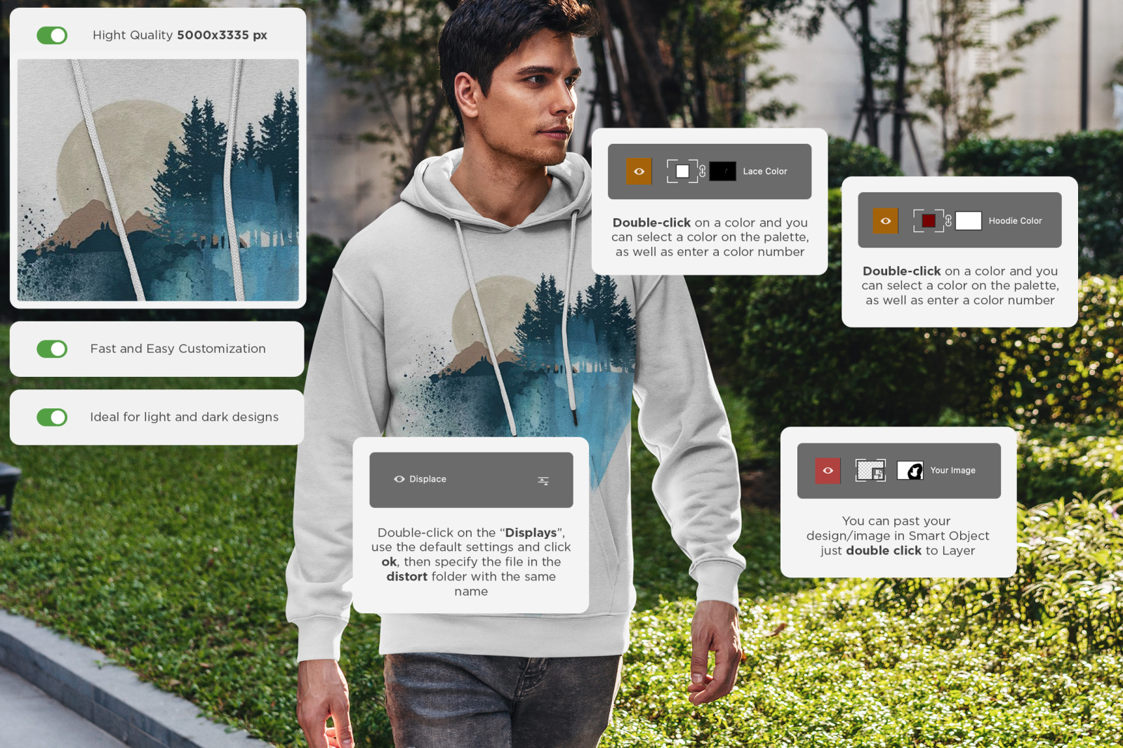 Hoodie Mock-Up Street Fashion vol.3 Hoodie Mock-Up Street Fashion vol.3