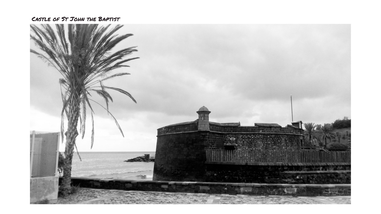 Black and White Tenerife Landmarks