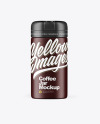 Matte Coffee Jar Mockup