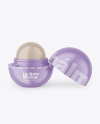 Opened Matte Lip Balm Mockup