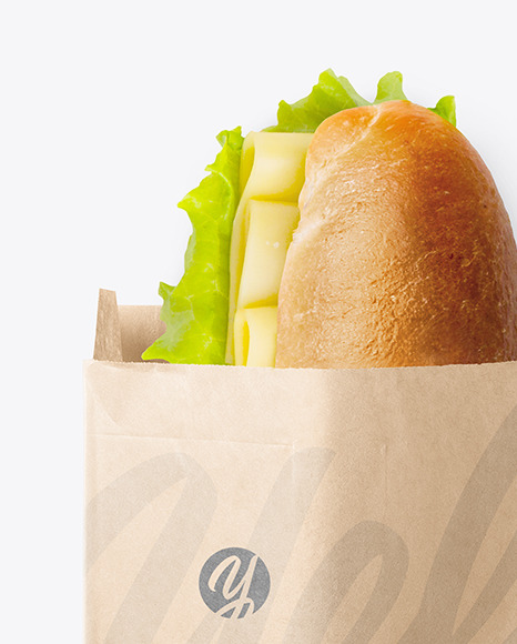 Kraft Paper Bakery Bag Mockup