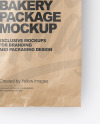 Kraft Paper Bakery Bag Mockup