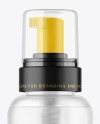 Frosted Cosmetic Bottle with Pump Mockup Frosted Cosmetic Bottle with Pump Mockup