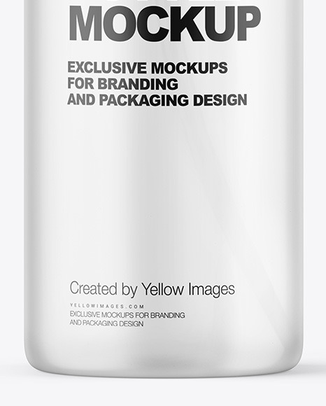 Frosted Cosmetic Bottle with Pump Mockup Frosted Cosmetic Bottle with Pump Mockup