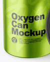 Metallic Oxygen Can W/ Inhaler Cap