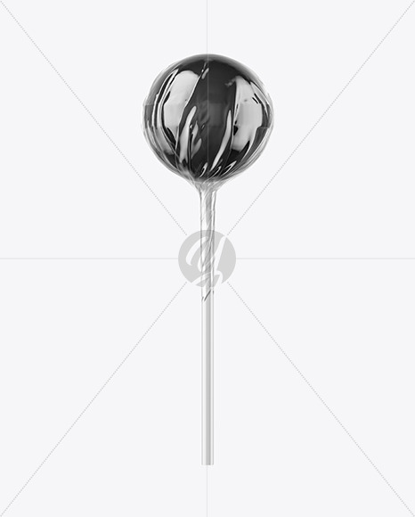 Black Ball Lollipop Mockup