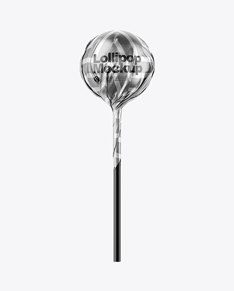 Black Ball Lollipop Mockup