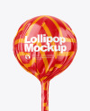 Black Ball Lollipop Mockup