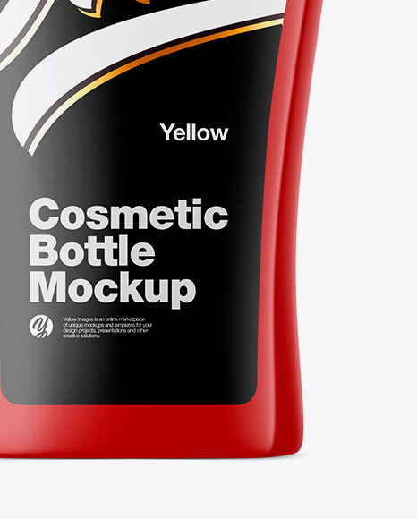 Matte Cosmetic Bottle Mockup