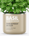 Basil in the Pot Mockup