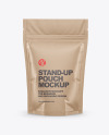 Kraft Stand Up Pouch Mockup