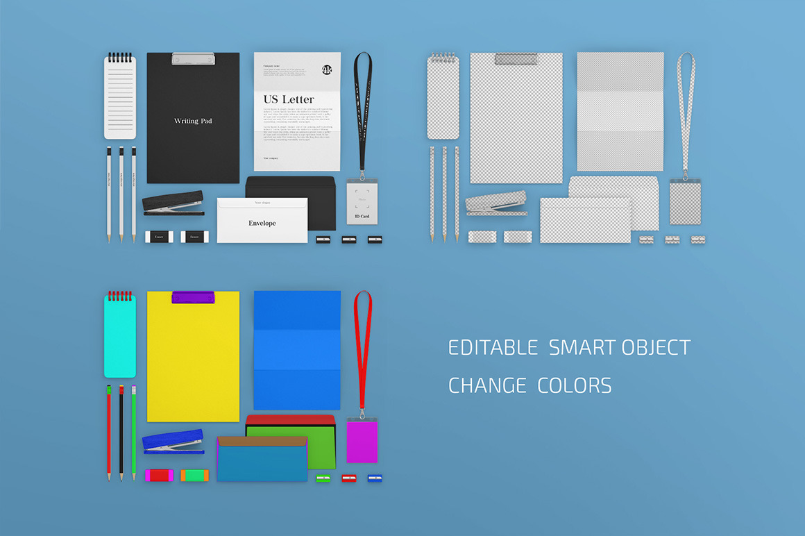 Stationery Mockup Set Stationery Mockup Set