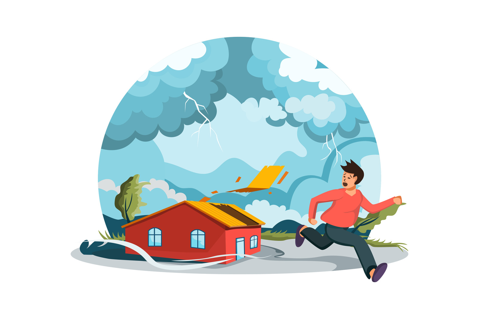 M150_Natural Disasters Illustrations M150_Natural Disasters Illustrations