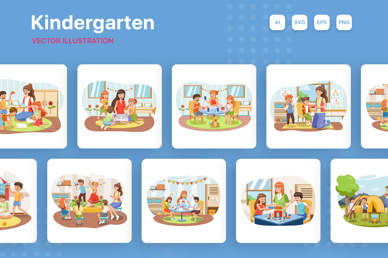 M157_Kindergarten Illustrations M157_Kindergarten Illustrations