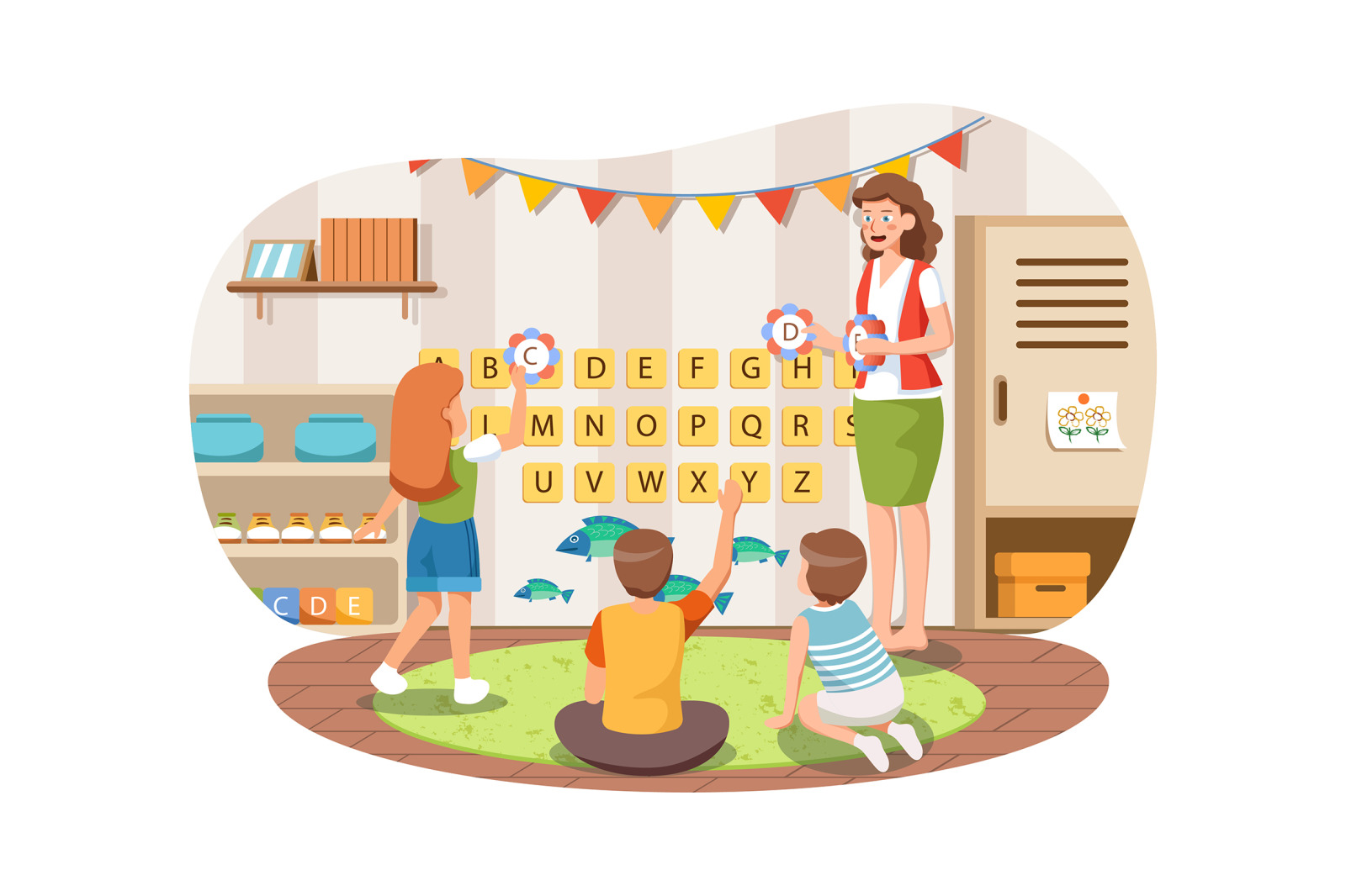 M157_Kindergarten Illustrations M157_Kindergarten Illustrations