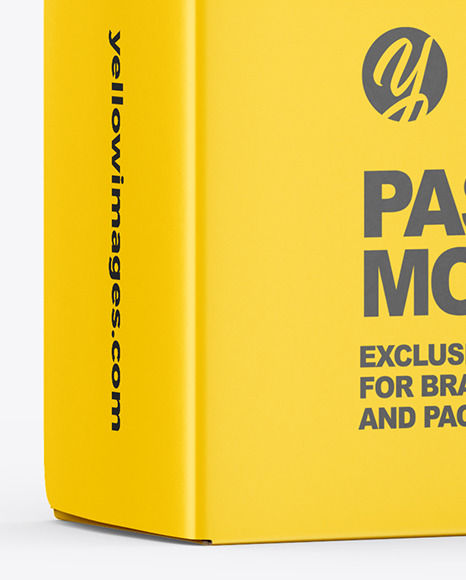 Mafaldine Pasta Box Mockup