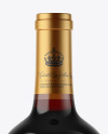 Amber Glass Red Wine Bottle Mockup Amber Glass Red Wine Bottle Mockup