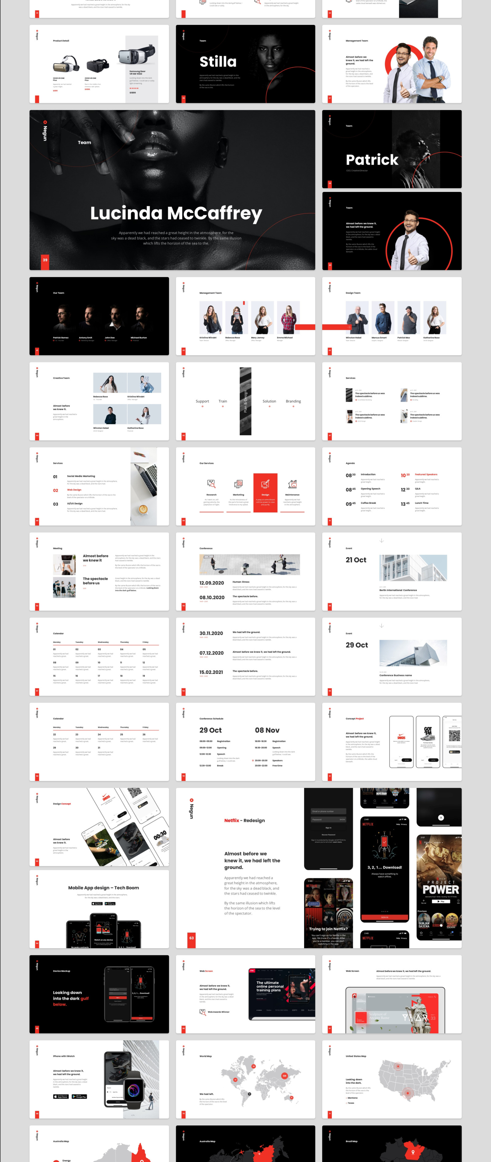 Negun - Animated PowerPoint Template