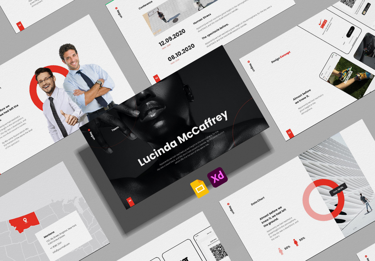 Negun - Animated Google Slide Template Negun - Animated Google Slide Template