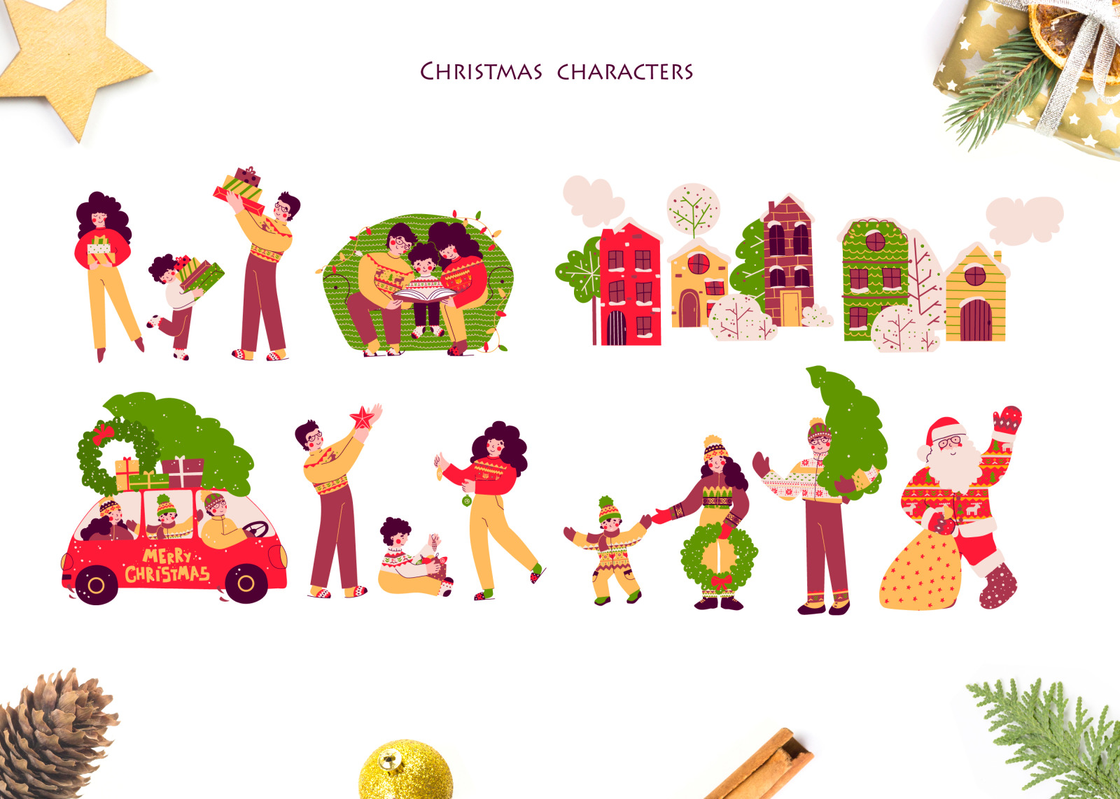 Merry Christmas - family cards Merry Christmas - family cards