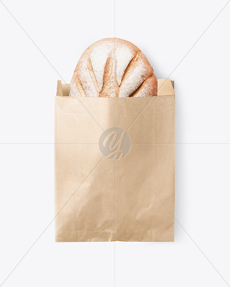 Kraft Paper Bakery Bag Mockup