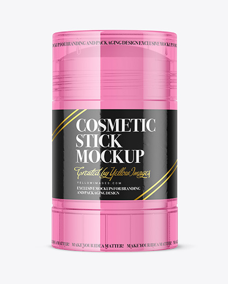 Clear Cosmetic Stick Mockup