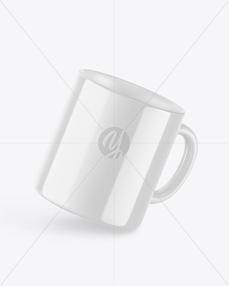 Glossy Coffee Cup Mockup