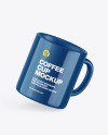 Glossy Coffee Cup Mockup