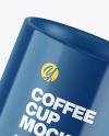 Glossy Coffee Cup Mockup