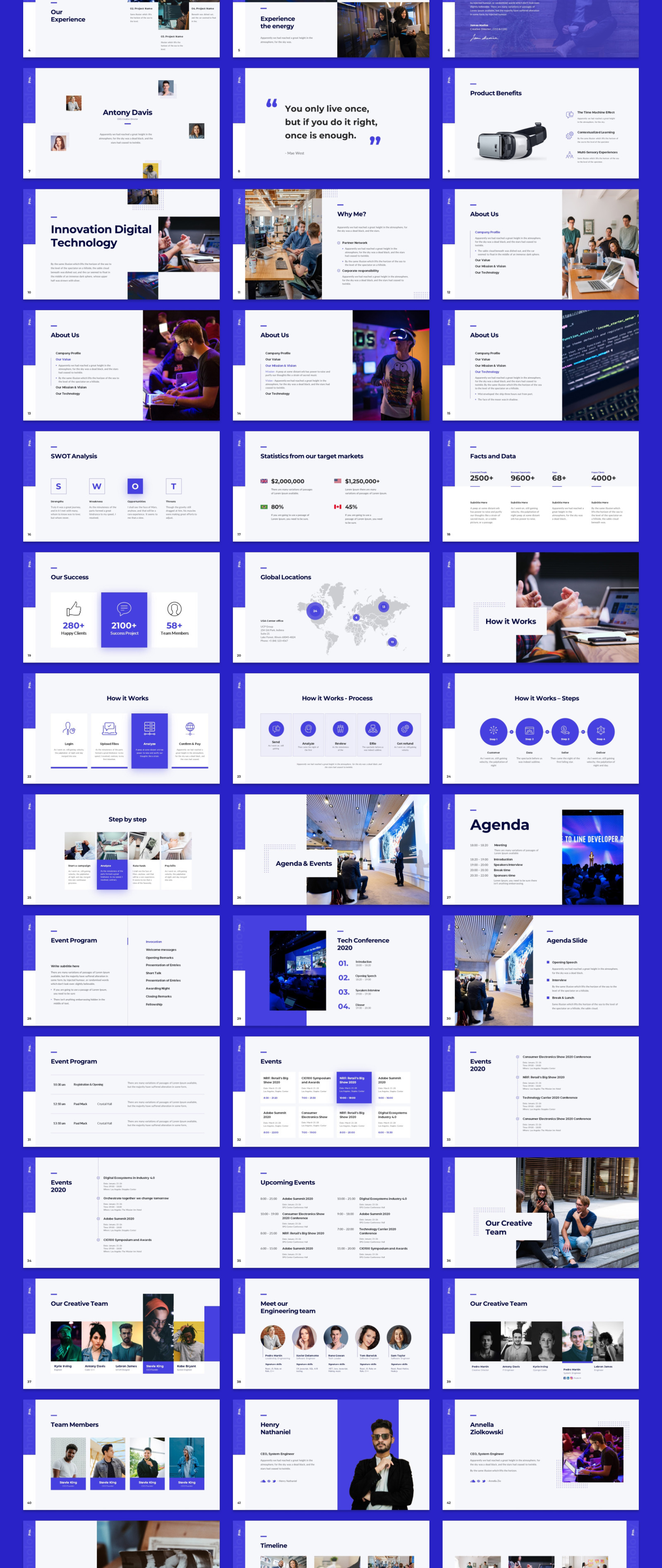 Pro Presentation - Smooth Animated Powerpoint Template