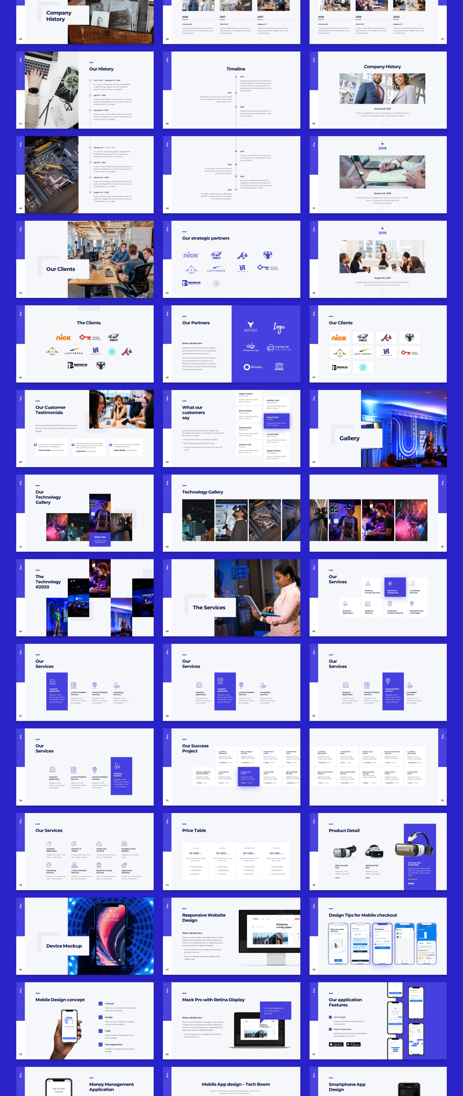 Pro Presentation - Smooth Animated GoogleSlide Template