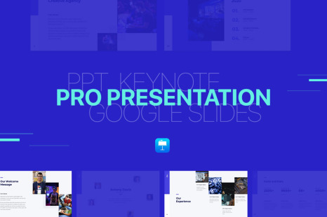 Pro Presentation - Smooth Animated Keynote Template - Slide design