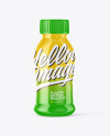 Glossy Plastic Bottle Mockup