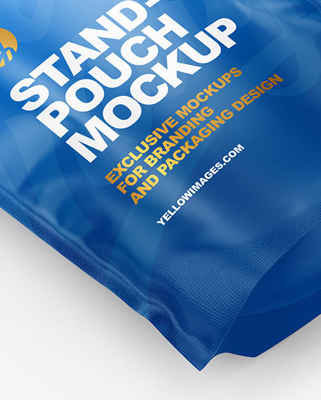 Matte Stand-up Pouch Mockup