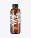 Amber Glass Bottle Mockup