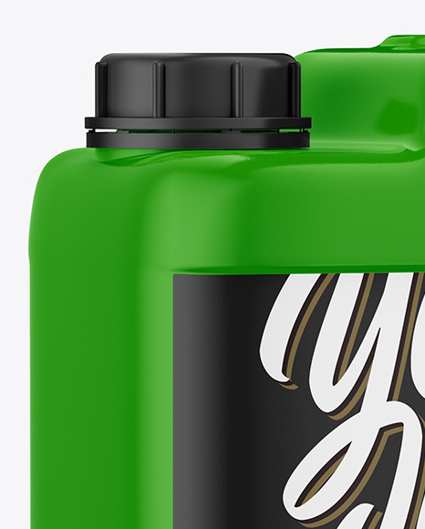 Glossy Jerry Can Mockup