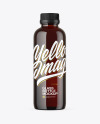 Dark Amber Glass Bottle Mockup Dark Amber Glass Bottle Mockup