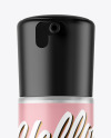 Frosted Clear Cosmetic Bottle Mockup