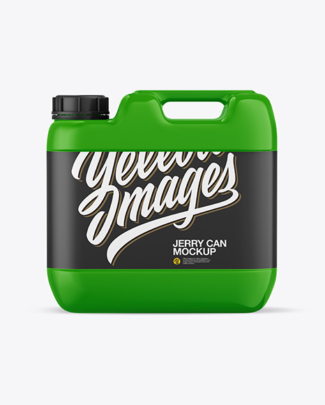 Glossy Jerry Can Mockup