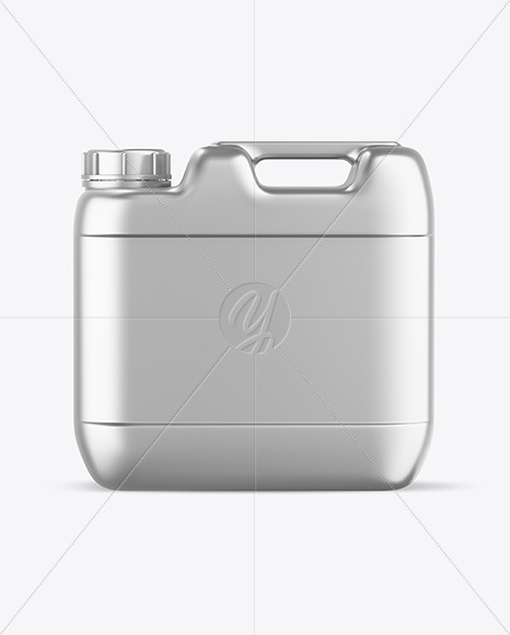 Metallic Jerry Can Mockup