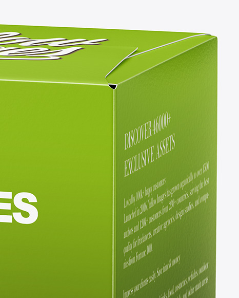 Paper Box with Coffee Capsules Mockup