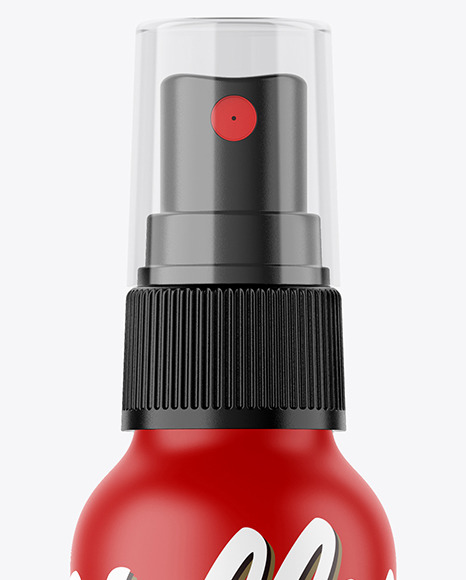 Matte 100ml Spray Bottle Mockup