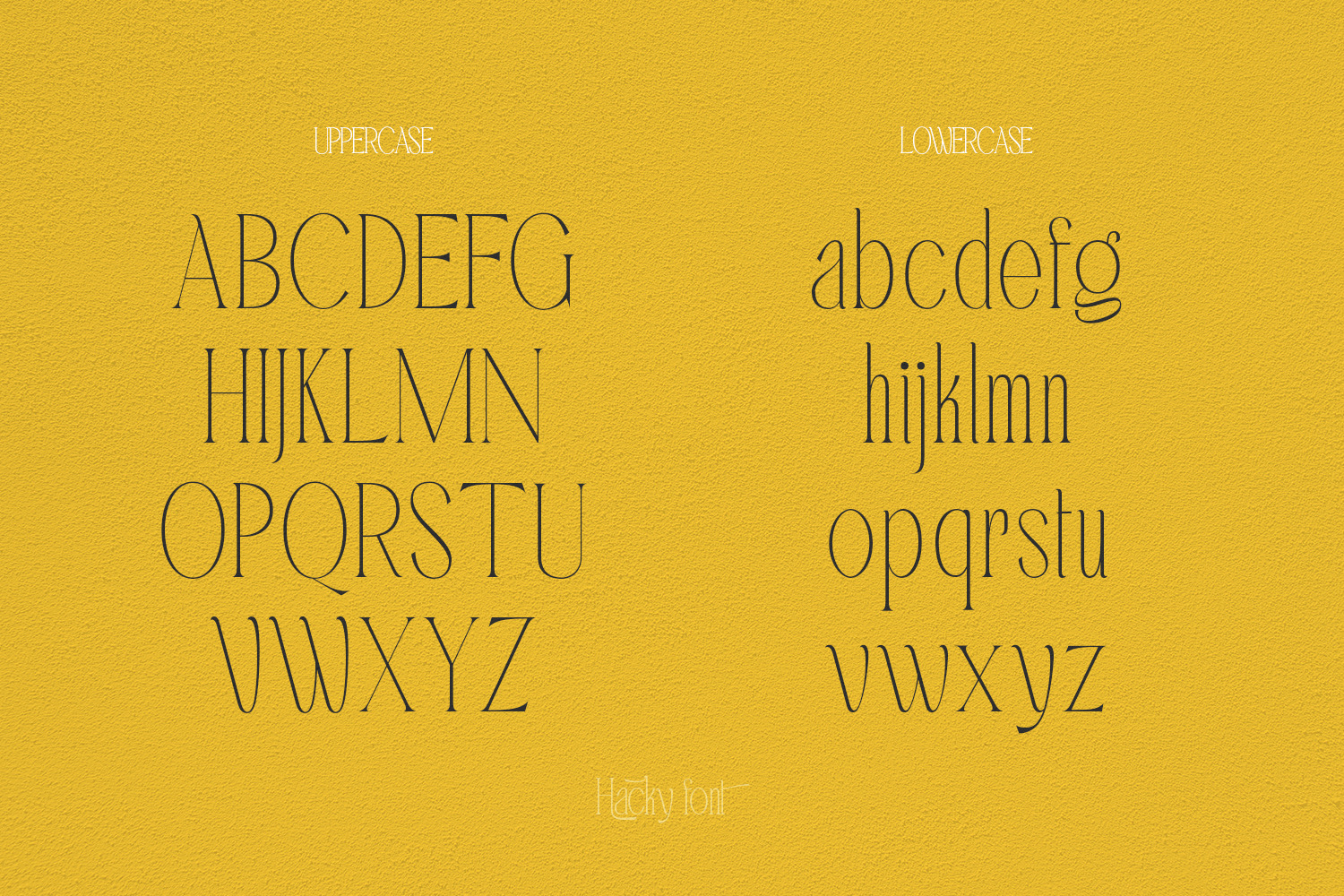 Hacky Thin Font