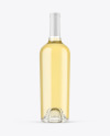 Clear Glass White Wine Bottle Mockup