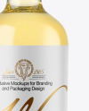 Clear Glass White Wine Bottle Mockup